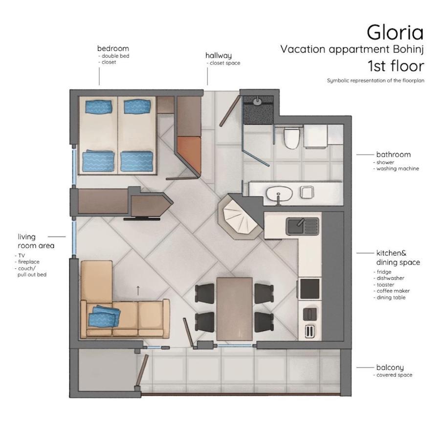 Gloria Holiday - Apartment Bohinj Exteriér fotografie